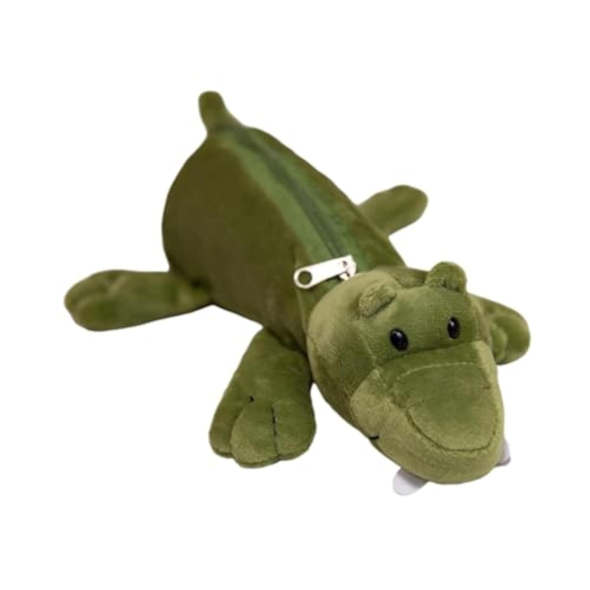 Plush Crocodile Pencil Case for Kids, Decorative Bag