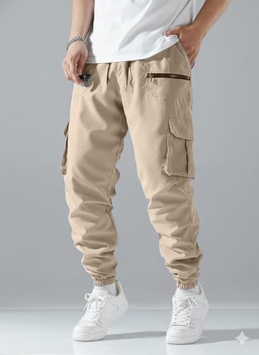Image of INKKR Men Cargo || Men Zipper Cargo Pants Cotton ||