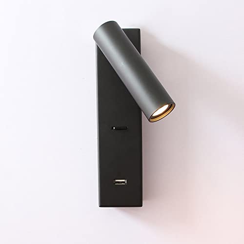 Foco LED COB con cabeza stick uplight ajustable y tono cálido negro 5