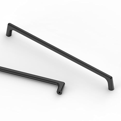 Image of Asidrama 10 Pack 8.8 Inch(224mm) Matte Black Cabinet Pulls Cabinet Handles Cupboard Handles Kitchen Cabinet Hardware for Cupboard Drawer Pulls