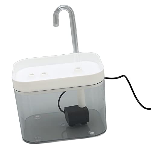 Fuente de agua USB silenciosa para gatos y perros 1.5L miniatura 5