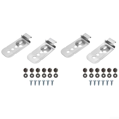 Kit de soporte de instalación DD98 01051C para lavavajillas Samsung DW80M y DW80R, fijación segura y accesorios completos (2 juegos)