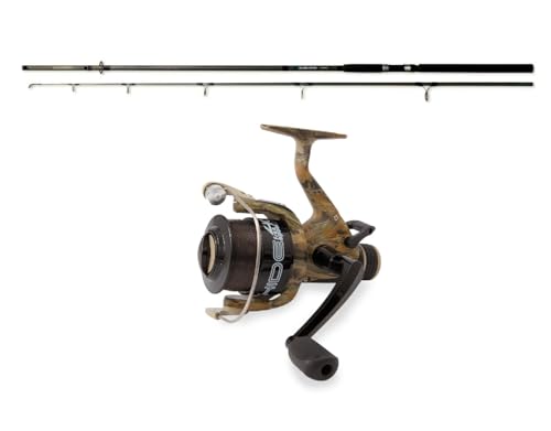 Karpfencombo Sea Hawk Carp 12ft / 3,60m / bis 170g + Vigor Hide Free Spool 60 Freilaufrolle incl. Schnur