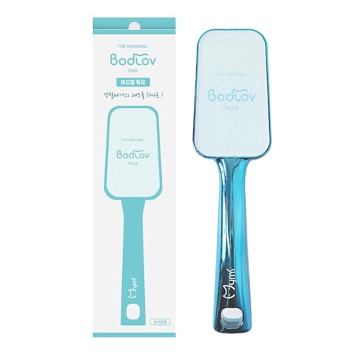 BODLOV Duo, Callus Removal and Hair Erase in ONE, Nano Glass, Foot File, Wet and Dry Skin, Skin Painless and Safety, Water Washing, Ergonomic Design, Hygiene to USE, Dual Care, Exfoliation, 2 in 1