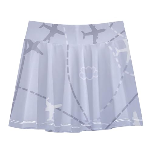 Tennis Skirts for Girls with Shorts Flowy Little Girls Golf Skirt Pleated Skirt for Kids with Pockets2