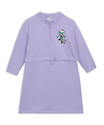 Image of Puma Girl's Cotton Classic Knee-Length Dress