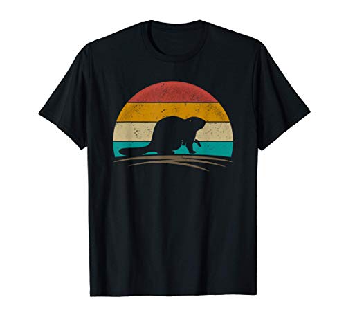 Beaver Retro Vintage Beaver Lover T-Shirt