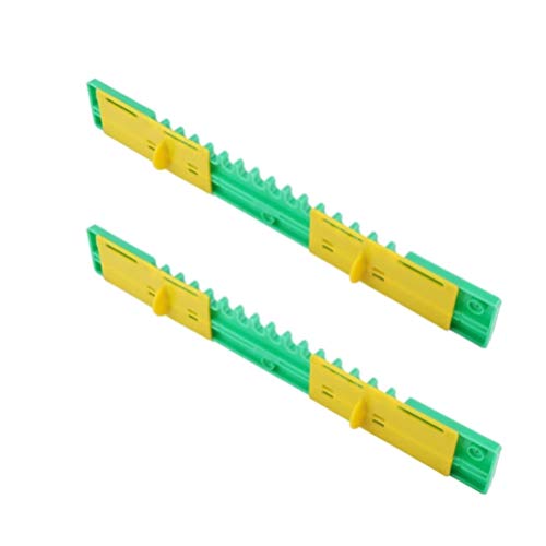 Yarnow 2 PCS Beehive Plastic Entrance Reducer Gate Treated Anti-Escape Mouse Guard for Beekeeping Frame Equipment Beekeeper Tool