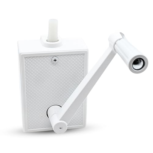 DOJA Barcelona | Torno Exterior Persiana | Torno de Persiana con Manivela | Recogedor Exterior Persiana Empotrar | Torno de Elevacion Persiana para Exterior | Torno Elevador de Exterior