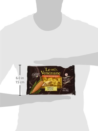 Miniatura 2 de Le Veneziane Pasta de maíz italiana sin gluten Farfalle 250