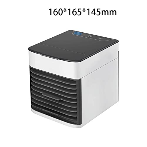 Image of ZAPORA Mini Air Conditioner - Portable, Oscillating Desk Air Conditioner - White - Personal - 3 Speeds - Residential Use