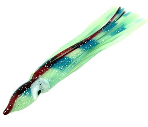 Jupes de calamar 14 cm Lobo Lures pour capturer les thons à la traîne