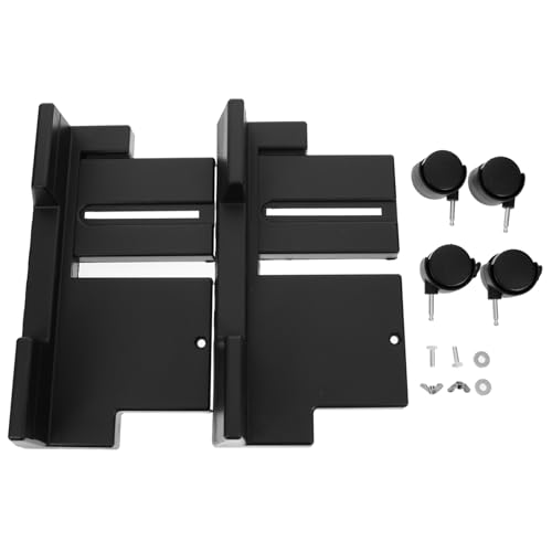 Soporte móvil para CPU Tofficu con frenos ajustable, rack para torre de computadora para escritorio, práctico soporte para chasis PC para hogar y oficina miniatura 1