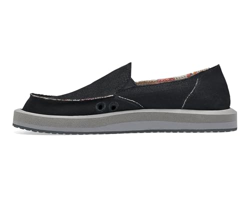 Image of Sanuk Womens Donna Soft Top Hemp Loafers | Womens Shoes | Slip On Shoes for Women | Women's Slip-on Loafers | Memory Foam Footbed