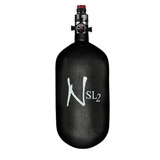 Ninja Carbon Fiber HPA Tank - 77/4500 SL2 - PRO V2 REG - Gunsmoke