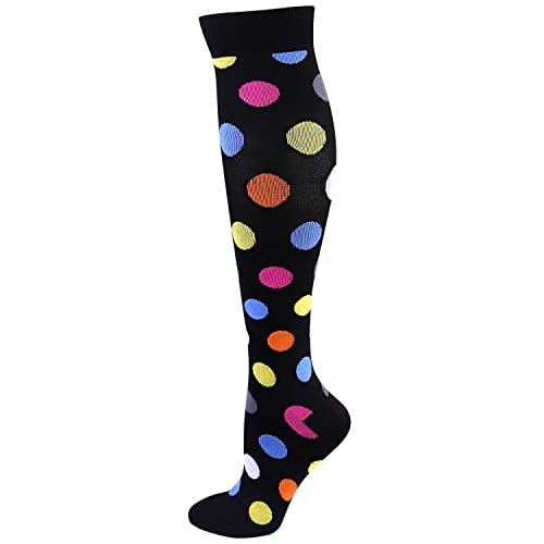 Cheeroyal Calcetines de compresión de 20 a 30 mmHg para hombres y mujeres, ideales para recuperación, enfermeros, correr, maternidad, embarazo, vuelos, viajes, deportes (39+40, S-M) - imagen 3