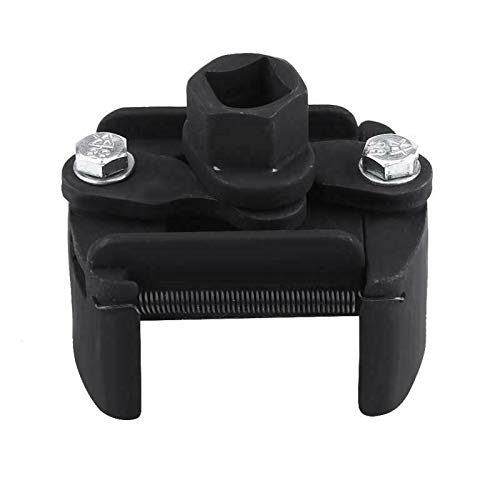 Ölfilter-Entferner, Supertool 60–80 mm, verstellbarer Filterschlüssel, Zwei-Krallen-Ölfilterschlüssel, Steckschlüssel-Entferner, Werkzeug, schwarz