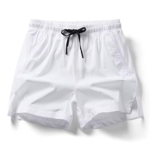 Size 5XL Neon GRN: Quick Dry Swim Shorts, Elastic Waistband with Drawstring, Zipper Pockets, Available in Sizes Medium to 5XL, Available in 6 Colors.4