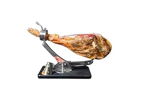 Jamón Serrano Gran Reserva Montevalle mit Knochen (7–8 kg) | +20 Monate Gereift | Intensiver Geschmack | Vakuumverpackt | Premium Spanischer Schinken | Gourmet Geschenk