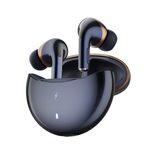 Image of Fire-Boltt Aero TWS Earbuds Custom EQ, Wireless Bluetooth 5.4, Music & App Support, 50H Playtime, Fast Charging Case, 50ms Low Latency for Gaming, Touch Controls, IPX4 Waterproof, Clear Calls - E Blue