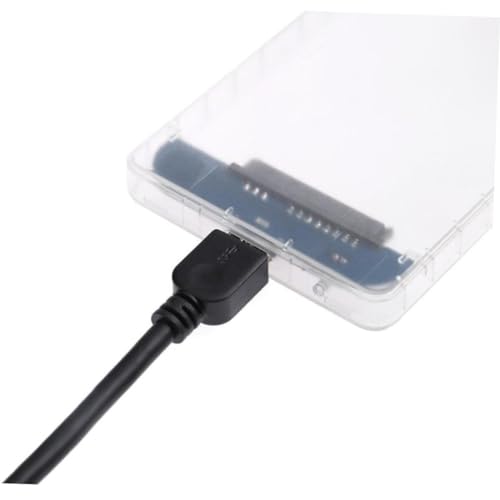 WATIIFUFU 1個 外付けハード ドライブ エンクロージャ クリアケース ハード ケース USBハードドライブエンクロージャ ssd ssd hard disk ssd hdd ケース