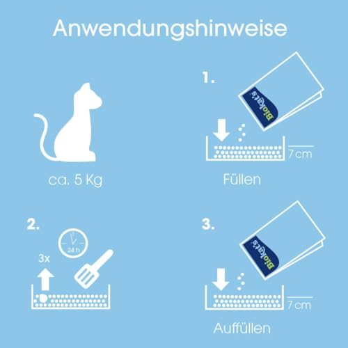 Biokat's Diamond Care MultiCat Fresh Katzenstreu mit Duft - Feine Klumpstreu aus Bentonit mit Aktivkohle speziell für Mehrkatzen-Haushalte… – Ansicht 5