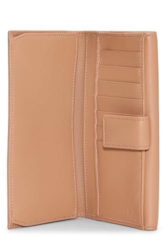 Pre-Loved Orange Leather Studded Soho Continental Wallet, Orange4