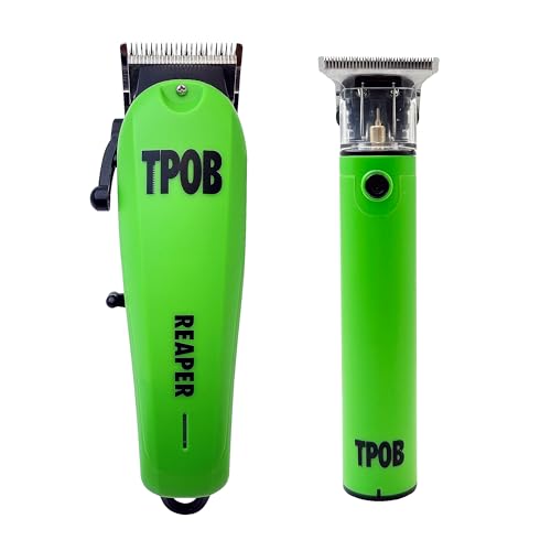 Tondeuse à cheveux TPOB Reaper Ghost Slime Green contre les cheveux rebelles
