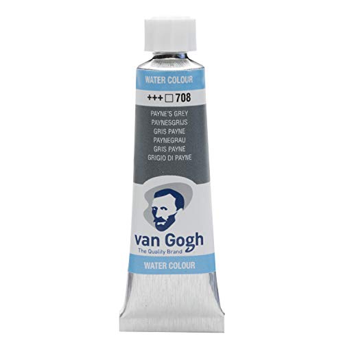 Van Gogh Peinture aquarelle, tube 10ml, Gris de Payne 708
