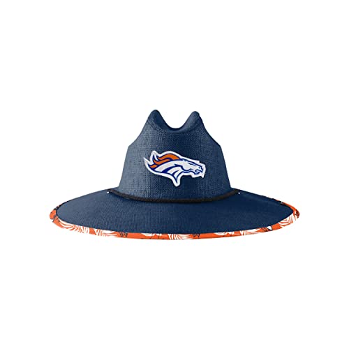 Image of FOCO Denver Broncos NFL Team Color Straw Hat