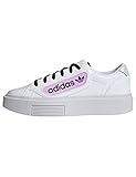  adidas Damen Sleek Super W Gymnastikschuh, FTWR White Crystal White Clear Lilac