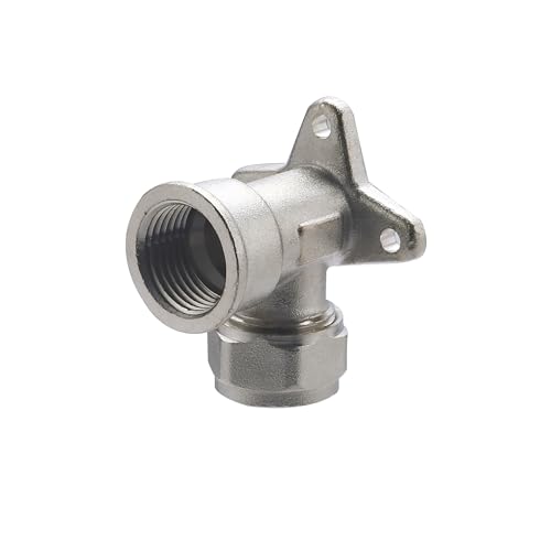 Raccord Multicouche à Compression (à Visser) Coude Applique Murale Ø16 - Femelle 15x21 NOYON & THIEBAULT