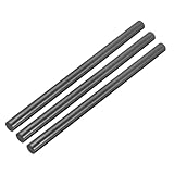 PATIKIL Graphitstab Graphitrührstab Zylinderstab Kohlenstoffstab 200x11mm Schwarz Für Elektrode Schmelzguss Tiegel Packung Mit 3 Stück