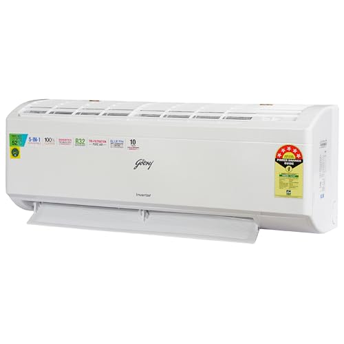 Image of Godrej 1.0 Ton 5 Star Inverter Split Air Conditioner (SIC 12ITC5-WWR)