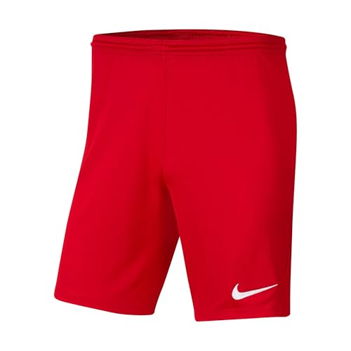 NIKE Boys Dri-fit Park 3 Shorts, University Red/White, XL EU