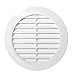 Grille d'aération ronde avec moustiquaire ø 70 mm avec moustiquaire blanc 75 ventilation