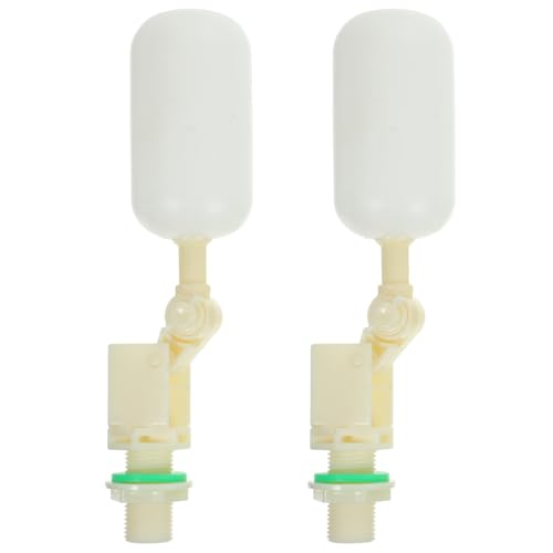 POPETPOP 2 unids Válvula de Flotador de Acero Inoxidable Abrevadero Automático Tazón Ganado de Caballo Cerdo Ovejas Perro A través de Agua