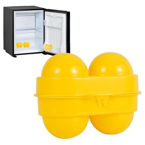 Campismo portador de - Carrier de 2 Girds Birds Camping Camping Caja de almacenamiento de con dispensador de carro de la bandeja de huevo para refrigerador de cocina Campismo portador de - Carrier de 2 Girds Birds Camping Camping Caja de almacenamiento de con dispensador de carro de la bandeja de huevo para refrigerador de cocina