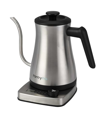PantryPro Gooseneck Electric Kettle with Temperature Control