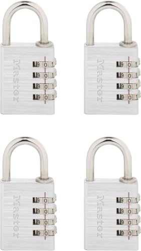 Image of Master Lock Set Your Own Combination Padlock, 40 Pack, Silver 643EC4
