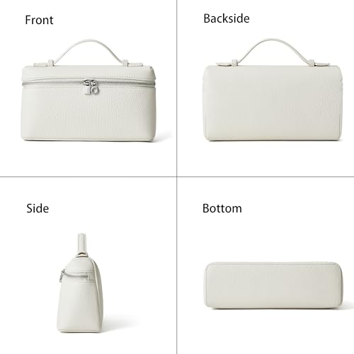 DORIS&JACKY Small Leather Crossbody Bag for Women Designer Mini Top Handle Clutch Phone Bag with Adjustable Shoulder Strap4