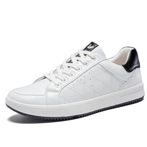 Men's Golf Shoes Professional Spikeless Leather Sneakers Low Top Lightweight Comfort Lace Up Walking Shoes for Male4