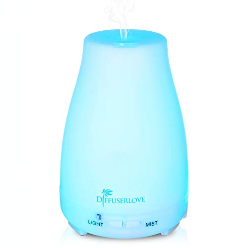 Diffuserlove 200ML Essential Oil Diffusers Ultrasonic Mist Humidifiers BPA-Free Aromatherapy Diffuser with 7