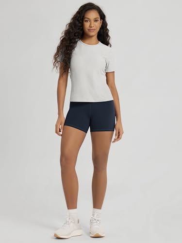 Image of ODODOS Women's Short Sleeve Performance T-Shirts - Ultra Soft odSTRATUM Tech Crew Neck Tee UPF 50+ Essential Top