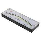 BUGUUYO Indicador de Nivel para Autocaravanas de Plástico Resistente, Inclinómetro de 20 Grados para Medición Precisa de Ángulo de Pendiente, Medidor para Nivelación de Remolques