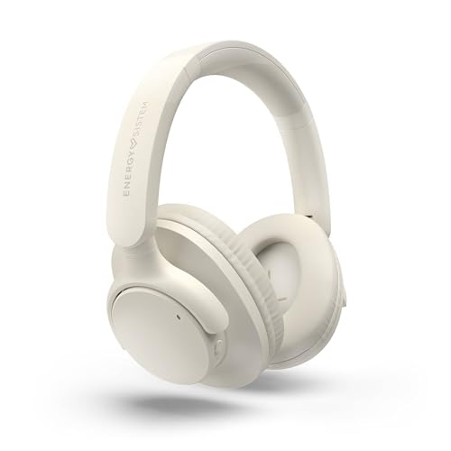 Energy Sistem Radiobeat Auriculares Bluetooth 5.4, 20h de batería, conexión multidispositivo, diseño Plegable, Radio FM, Ranura Micro SD, MP3 Player, Asistente de Voz (White)