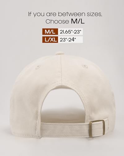 Image of FURTALK Unisex Vintage Washed Unstructured Baseball Cap Washed Cotton Adjustable Dad Hat