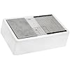 Ruvati 33-inch Matte White Farmhouse Granite Composite Quartz Workstation Apron-front Kitchen Sink - RVG1533WH