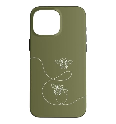 �A�[�e�B�X�e�B�b�N�ȃn�`�̃y�A���C���C���X�g �X�}�z�P�[�X iPhone 16 Pro Max �p