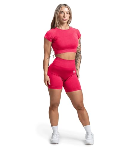 Image of Gymreapers Short Sleeve Workout Tops for Women - Crop Tops for Women Tee - Yoga Athletic Tops for Running, Gym, & Training